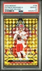 Patrick Mahomes PSA 10 Reactive Yellow Prizm 2024 Panini Mosaic #106 NFL Chiefs