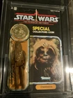 Star Wars 1984 POTF Chewbacca Vintage Card Back Last 17 Vintage Figure