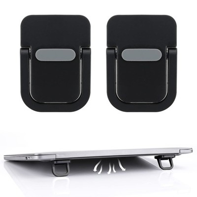 2PCS Portable Keyboard Riser, Selbstklebende MiniLaptopStänder Unsichtbarer C...