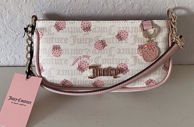 Juicy Couture Berry Sweet Strawberry Shoulder Bag Purse Angel