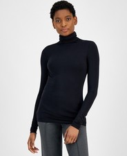 Anne Klein Petite Turtleneck - Anne Black-PXS