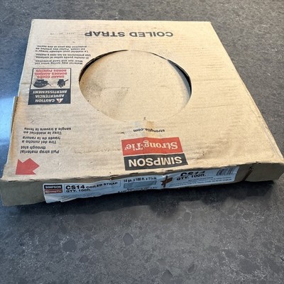 Simpson Strong Tie CS14 14-Gauge Coiled Strap 1-1/4'' x 100'