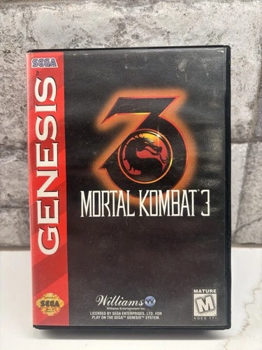 New ListingMortal Kombat 3 (Sega Genesis, 1995) CiB Complete Cartridge, Manual Tested