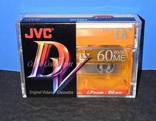JVC Mini Digital Video Cassette, 90 Minutes, Color Collection Orange, 60ME