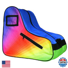 Epic Skates Rainbow Limited Edition Roller Skate Bag - Durable, Padded Strap