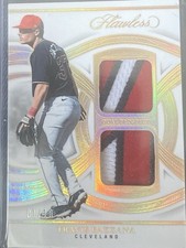 2025 Panini Flawless Travis Bazzana Dual Patch Tri-Color 01/10 Gold