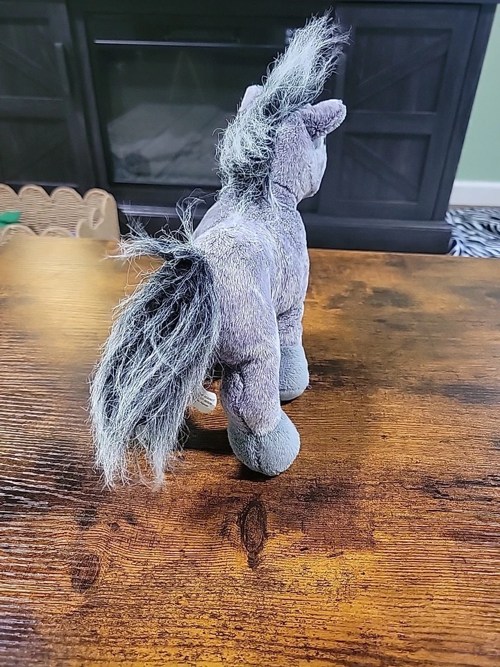 Ganz Webkinz Grey Arabian Horse HM098 Stuffed Animal Plush With Sealed Code - Image 4 of 4