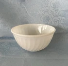 Fire King Swirl Milkglass Anchorwhite Mixing Bowl 8 Inch Vintage Retro VGC