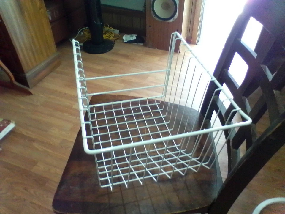 Whirlpool Side-by-Side refrigerador congelador lado alto cesta de alambre OEM #2181764 Foto 2 de 3