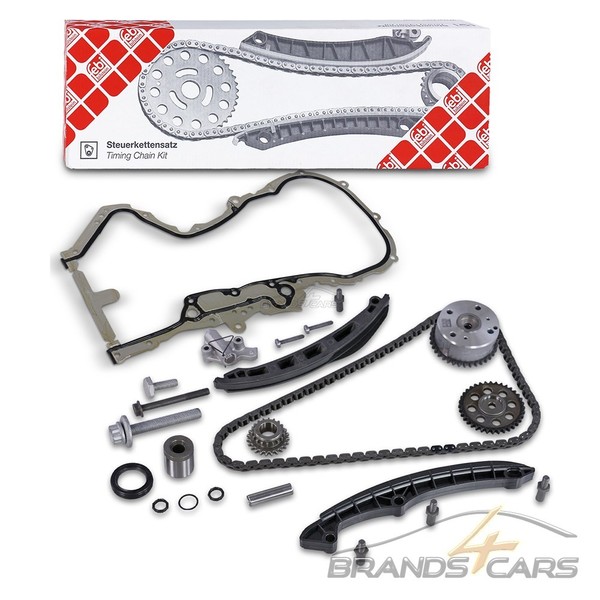 Febi Steuerkettensatz FÜR Audi A1 Seat Ibiza Skoda Vw Golf Passat Touran 1.4 Tsi-image