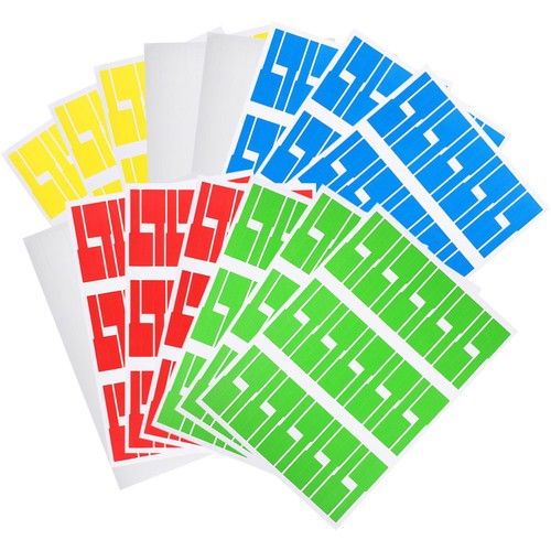 20 Sheets Wire Label Stickers Cable Labels Medium Office Computer Organizer - 第 9/12 張圖片