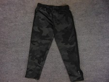 Polo Sport Ralph Lauren Pants Boys XL Black Camo Fleece Lined Athletic Jogger
