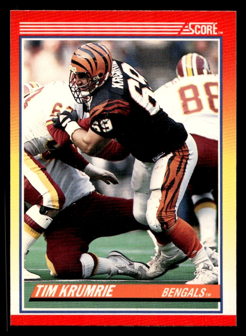 1990 Score Tim Krumrie #237 Cincinnati Bengals