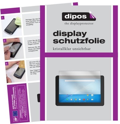 2x Schutzfolie klar für Format 16.0 Zoll Wide 355 x 201 mm Displayschutzfolie