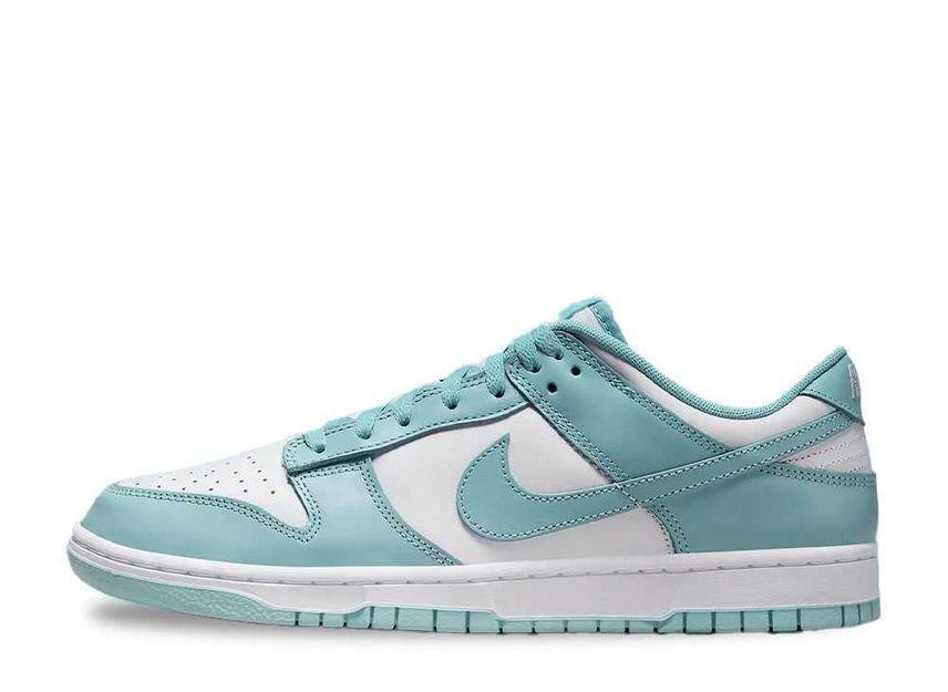 NIKE Men 8.0US Dunk Low Retro White/Denim Turquoise Dv0833-106