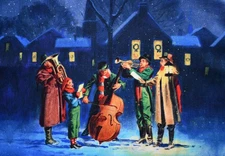 RARE BROOKS BROTHERS CHRISTMAS 1980 Silk Pocket Square Handkerchief