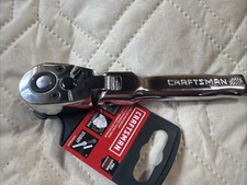 Craftsman 72-tooth 38-in Drive Chrome Bent Handle Flexible Head Ratchet
