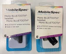 2/ 19.99 MobileSpec "Mono Bluetooth Headset" MBS08101 078 