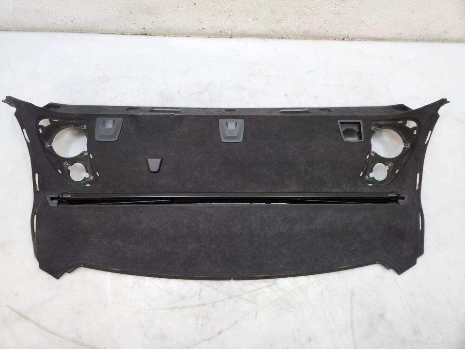 ✅ 13-19 OEM BMW F06 M6 Gran Coupe Rear Window Deck Shelf Alacantara Black - Image 2 of 4