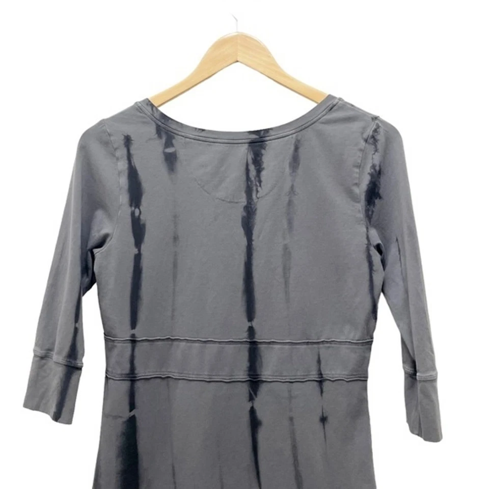 Túnica de yoga Lucy Activewear gris pima algodón tinte para mujer talla mediana” Foto 4 de 4