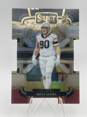 2023 Panini Select - Concourse Bryan Bresee #72 Black & Red Prizm Die-Cut (RC)