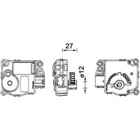 Mahle AA 59 000P Stellelement Mischklappe FüR Ford Fiesta B MAX Ecosport KA JK