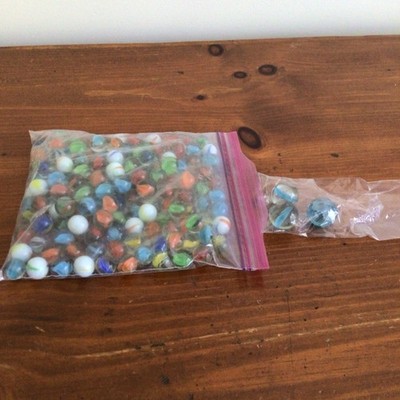 Glass Marbles Mixed Bag Toys