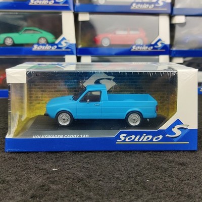 AUTO SOLIDO VOLKSWAGEN CADDY 14D MIAMI BLUE 1990 1:43 NEU BOX S4312302