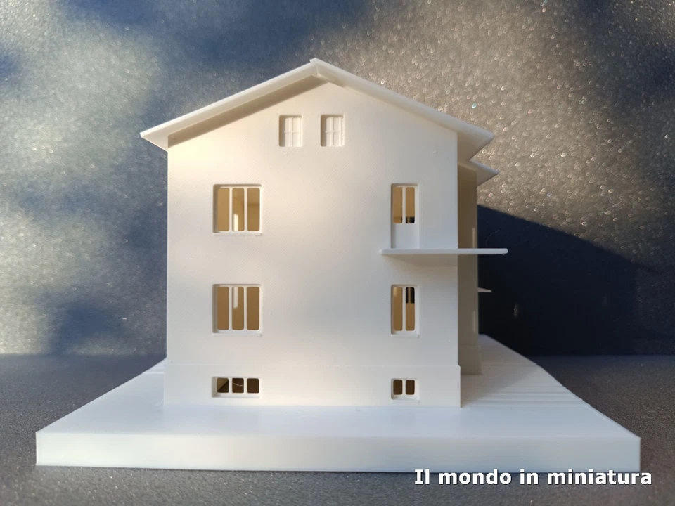 Casa a due piani quattro lati scala 1:87 - Immagine 3 di 4