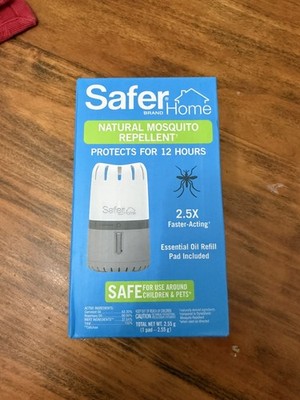 Safer Home Natural Mosquito Repellent 2.5 Faster Acting Protects For 12 Hours