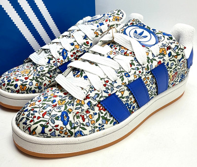 Adidas Originals Campus 00s J Liberty London Blue Floral Youth shoes JS3805