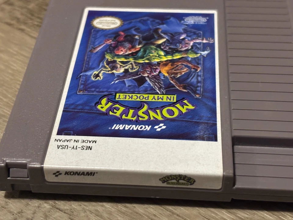 Monster In My Pocket Nintendo Nes Auténtico Limpio y Probado Foto 4 de 4