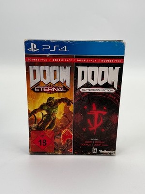 Doom Double Pack Eternal & Slayer Collection Sony Playstation 4 guter Zustand