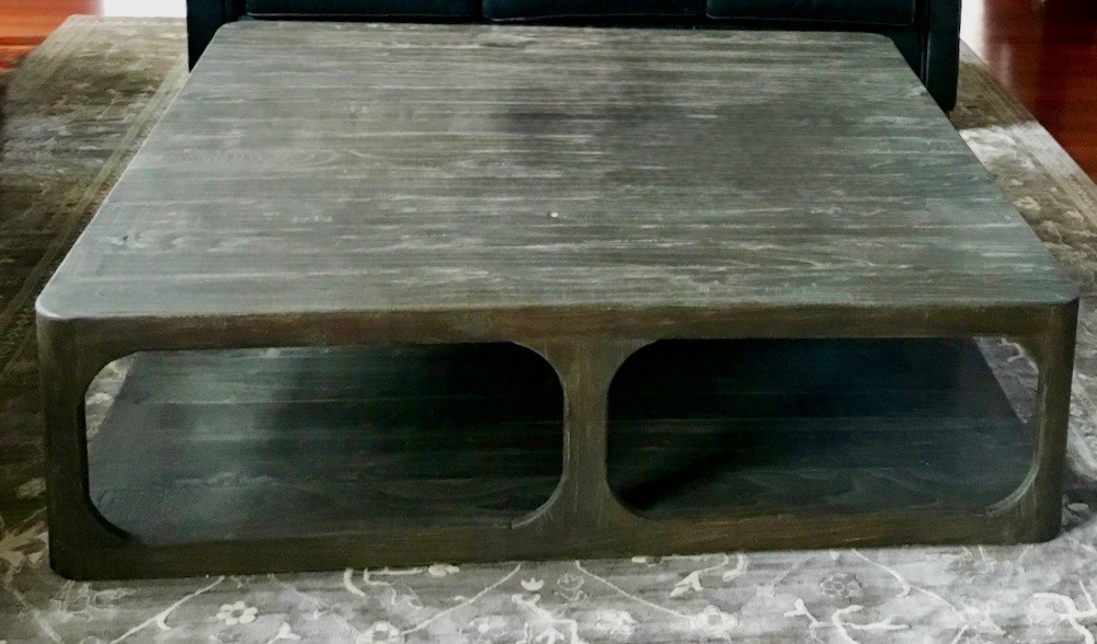 RESTORATION HARDWARE - MARTENS SQUARE COFFEE TABLE | eBay