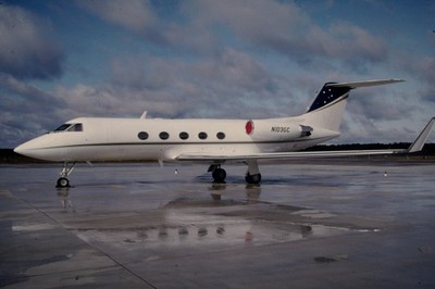 Dia N103GC Gulfstream II 04/1992 35mm gerahmt OP-L11-94