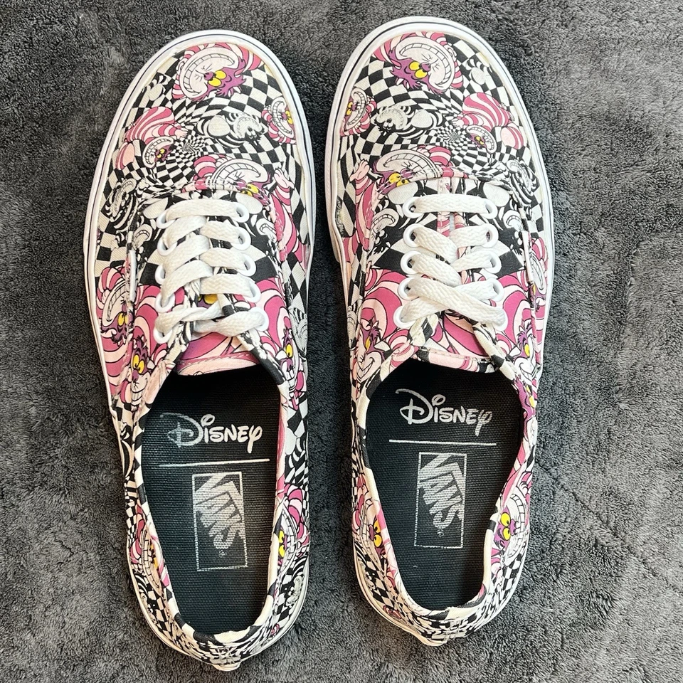 Vans x Disney Cheshire Cat Zapatos de Skate para Mujer 9 Hombres 7.5 Alicia en el País de las Maravillas Foto 4 de 4