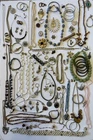 Large Vintage Estate Costume Jewelry Lot Of 104 Pieces 3.75 lb Ring Bracelet+ #2