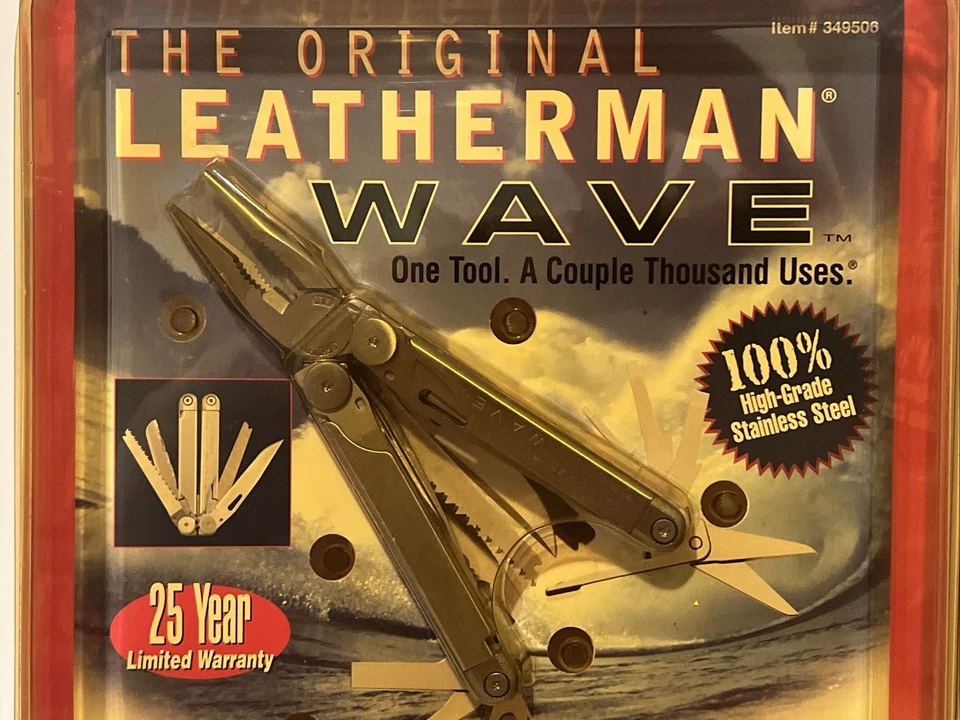 Multiherramienta Leathermen Original 1ª Generación Onda con MAGlite SELLADA {NUEVA} Foto 3 de 4