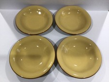 4 ciotole pasta singole VIETRI CUCINA Fresca giallo zafferano salvia Italia 8,75"