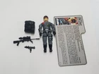 1986 GI Joe LOW LIGHT v1 100% Complete Filecard ARAH Figure BIPOD Vintage Lot1