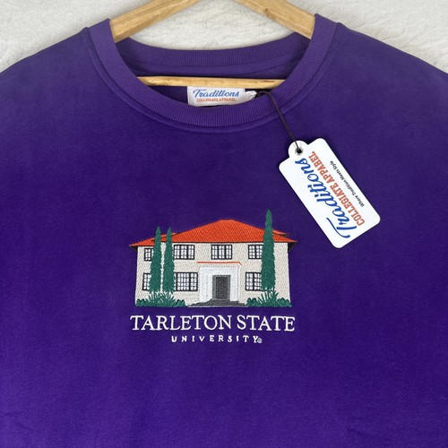 Traditions Collegiate Apparel Tarleton State University Sweatshirt Size S NWT - Picture 3 of 9