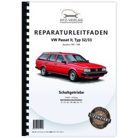 VW Passat 2 32 (80-88) 4 Gang Schaltgetriebe 014/II Kupplung Werkstatthandbuch