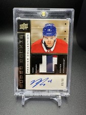 2019 UD Premier Nick Suzuki Super Rookie Patch Auto /99 Montreal Canadiens
