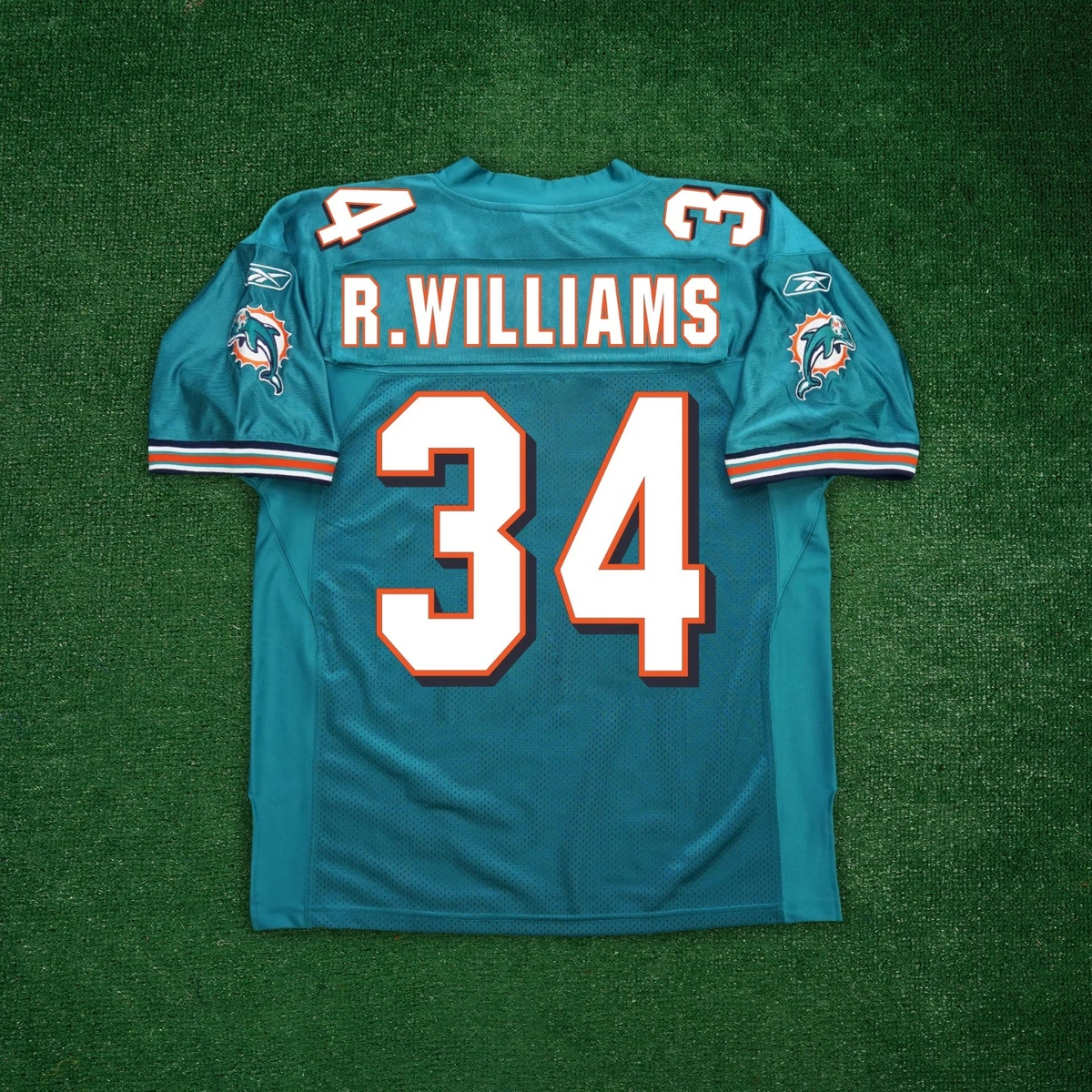 Reebok Ricky Williams Miami Dolphins NFL Fan Apparel & Souvenirs