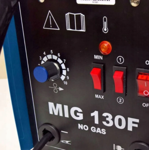 MIG Welder Shermann 130f NO Gas needed 120A FLUX 230V Transformer Technology - Picture 3 of 5