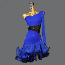 New Latin Dance Skirt Competition Sexy Dress Midi Outfits Ballroom Practice Wear