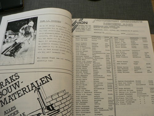 MP-1109 VENRAY 1/3 JULI 1988 MOTOCROSS PROGRAMMA DE PEEL VAN DIJK,VD LAAR,VOSSEN - Picture 9 of 10