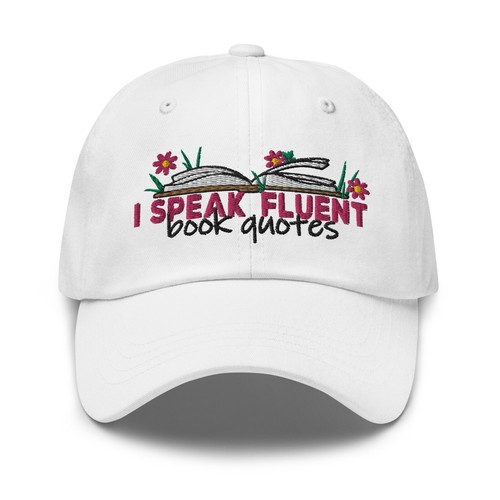 Gorra de béisbol Club I Speak Fluent Book Citas Papá Sombrero para mujer - Imagen 21 de 30