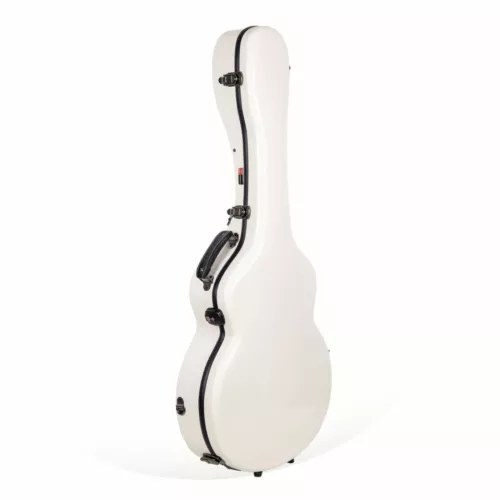 Crossrock  Fiberglass Eletric Guitar Case fits  Gibson L5, Epiphone Broadway