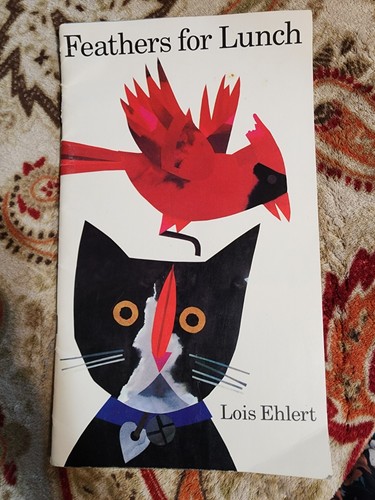 Feathers for Lunch by Lois Ehlert (1993) Printed Signature - Trumpet Club - Picture 1 of 5